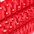 Miniatyrbillede 2 af 4: 3 stk. Bakkeholder Værktøj 1/4\" 3/8\" 1/2\" Plastik Topnøgle Sasicare