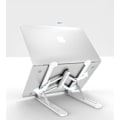 Miniatyrbillede 3 af 5: Laptop Stand Skrivebord Computer Hævebeslag Foldbar Bærbar Stand (Pink),