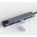 Pikkukuva 4 / 4: 8-in-1 4k30hz 100M Typec -telakointiasema Mac-kannettavalle USB3.0 Hub HDMI-projektionäyttöön