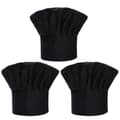3-pack justerbar kockmössa för vuxna för bakning, matlagning, köksproffs