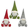 Miniatyrbillede 1 af 5: Julepynt Ansigtsløs Gammel Mand Dukke Vinduespynt Julepynt Ornamentale Dukker (3 Stykker)