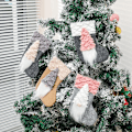 Miniatyrbild 3 av 5: Tomte Julstrumpa Presentpåse Julgransprydnad Set Julhänge (4 Delar)