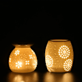 Miniatyrbillede 2 af 5: Aroma Lampe Olie Diffuser Keramisk Æterisk Olie Duftlamper Duftlampe Soveværelse Lys Aromaterapi Æterisk Olie Brændere