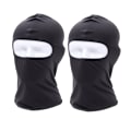 Miniatyrbillede 1 af 6: Balaclava / skimaske / MC-hætte Sort 2-pak 2-pack M