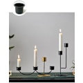 Miniatyrbillede 5 af 5: Lysestage Lyskopper i metal til lampe- eller lysfremstillingsprojekter Svart