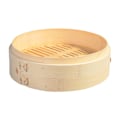Miniatyrbillede 5 af 5: Bambusdamper (Diameter 20 cm) - Bambusdamper til ris, dim sum, grøntsager, fisk og kød