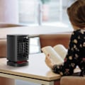 Miniatyrbillede 5 af 5: 950W PTC Keramisk Elektrisk Varmeblæser, Varmeblæser med Varm/Naturlig Vind, 90° Auto-Oscillerende, med Overophednings- og Væltesikring til Kontor, Soveværelse