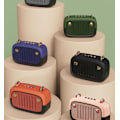 Pikkukuva 5 / 5: Langaton Bluetooth-kaiutin, Mini Kannettava Sarjakuva Subwoofer Ulkokorttikaiutin (Hopeanharmaa),