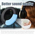 Miniatyrbild 6 av 8: Öronkuddar för Bose QC35 I/II, QC25, QC15, QC 2 AE 2, AE 2i, AE 2w, SoundTrue, SoundLink Blå Blå