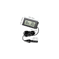 Miniatyrbild 3 av 5: 2 Stycken Elektronisk Termometer Hygrometer Inbyggd Digital Termometer Hygrometer med Sladd (Celsius Svart)