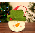 Miniatyrbillede 1 af 5: Julegodtepose Æblepose Gavepose, Snemand Dukke Tote Bag LWD-05