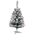 Miniatyrbillede 1 af 5: Juletræsflokning, juledekorationstræ med snefnugscene (120 cm-100T flokningstræ)