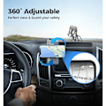 Miniatyrbillede 2 af 5: Multifunktionel 360° Roterende Mobiltelefonholder Lang Strimmel Stærk Magnetisk Sugekraft Simpel Mini Navigationsbilholder