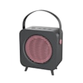 Miniatyrbild 1 av 4: Enkel och stilren portabel högtalare, retro bluetooth-högtalare, liten portabel bil hem (Silvergrå),