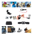 Miniatyrbillede 3 af 4: Tilbehør til actionkamera 58 dele GoPro 9/8/7, Insta 360, DJI Osmo Action