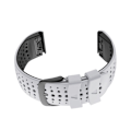 Miniatyrbillede 3 af 3: Urrem til Garmin Fenix 5X, 5X Plus, 6X, 6X Pro, 3, 3HR, 2 - 26 mm Svart + Vit Sort + Hvid