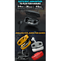 Miniatyrbillede 3 af 5: Nyt Trådløst Bluetooth Gaming Headset i Privat Tilstand (Sort)