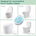 Miniatyrbillede 5 af 5: Sammenklappeligt Rejse Toilet Reducer Børn Bærbart Toiletsæde til Baby Komfort PP Materiale med 4 Skridsikre Silikonepuder og 1 Bæretaske (Gul)