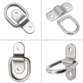 Miniatyrbild 3 av 5: Monteringsring Spännringar och Klyka Ring Krok Drag Spännband Drag Hitch Spännring Krok Drag Hitch för Lastbilssläp, Bil (10 ST)