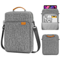 Miniatyrbillede 3 af 5: Laptop Taske Crossbody-taske Grå Grå S