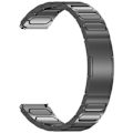 Miniatyrbild 2 av 3: Titanium klockarmband för 22 mm Smartwatch Fällbart lås Svart Sort