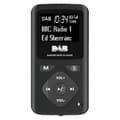DAB digitalradio i lommestørrelse med Bluetooth 4.0 og MP3-afspiller sort black