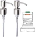 Ersättnings tvålautomat 24mm Borstad Hög Kvalitet 2-pack