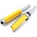 Miniatyrbillede 3 af 5: 8 mm profileringsfræser med øvre fladt leje + profileringsfræser med nedre leje