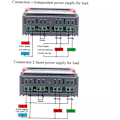 Miniatyrbillede 4 af 5: Elektronisk termostat med dobbelt kontrol, dobbelt display, justerbar dobbelt temperatur, 110-220V
