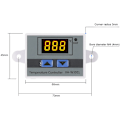 Miniatyrbild 5 av 5: Mikrodator temperaturkontroller intelligent digital display temperaturkontroll 12V
