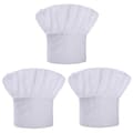 3-pack justerbar kockmössa för vuxna för bakning, matlagning, köksproffs