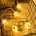 Miniatyrbillede 1 af 5: Juledekoration Halloween Atmosfære Dekoration LED 3 Meter 20 Lys Batteriboks Model (Spøgelsesmodel)