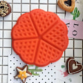 Miniatyrbillede 3 af 5: Silikone Vaffelform Kageform Bageplade, Høj Kvalitet Non-Stick Muffin Form 2 Stk
