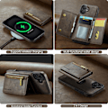 Miniatyrbillede 3 af 11: 2-i-1 Magnetisk Mobilcover til iPhone 16 Pro - Kaffe
