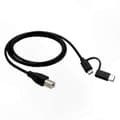 Miniatyrbillede 5 af 5: OTG-kabel til smartphones til printer Micro USB Type C USB-B-ledning Datakabeladapter Tilslutningsløsning 2m 2m