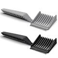 Miniatyrbild 1 av 8: Barber Fade Comb för män, Flat Top Comb 2 Pack Grå+svart Grå+sort