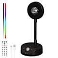 Miniatyrbillede 1 af 5: Smart Væglampe T115 Sort Skal - RGBCW - 1PCS - B8