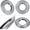 Miniatyrbillede 3 af 4: Lazy Susan Roterende Drejeskive, Drejeskive Serveringsbakke, Galvaniseret Roterende Bakke, Velegnet til Hotel Spisebord, Specielt Designet til Dovne Mennesker