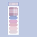 Miniatyrbillede 2 af 3: Friske ternede sticky notes 6 stilarter 120 ark (Twilight Coast)