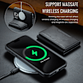 Miniatyrbillede 10 af 11: M2 Magnetisk Wallet Case til iPhone 16 Pro Max - Sort