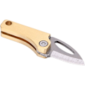 Miniatyrbillede 1 af 5: Lille Bærbar Kniv, Mini Messing Multifunktionskniv med Nøgle til Udendørs Camping, (gksf9aq5n7)