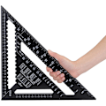 Miniatyrbillede 2 af 4: Raitool AR01 43X30X30cm Trekant lineal i aluminiumslegering Metrisk Sort Trekant lineal