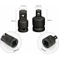 Pikkukuva 5 / 5: -6 kpl Iskuhylsyadapterisarja, hylsyavainadapterit, hylsymuunninreduktioadapterit 6,35 mm, 3/8\", 1/2\", 3/4\"