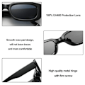 Miniatyrbild 5 av 7: DLL95004 DL Rektangulära Solglasögon 2024 Anpassade Mode Designer Vintage Fyrkantiga gafas de sol Smal Fyrkantig Ram C3 square sunglasses