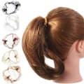 Miniatyrbilde 7 av 10: 50 stk Usynlige Hårnett Fint Mesh Parykknett Ballet Snood LYST light brown