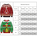 Pikkukuva 3 / 3: Grinch Joulu Pyöreä Kaula Neulepaita Naiset Hupparit C C 3XL