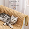 Miniatyrbild 4 av 5: Katt Repbräda Sisalmatta Katt Repbräda för att Vässa Klor Repbräda Kattträd Katt Leksaker Stol Bord Soffa Mattor (1st, Brun)