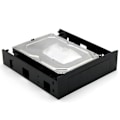 Pikkukuva 4 / 5: 5,25 tuuman CD-ROM -paikkaan asennettava 3,5 tuuman ja 2,5 tuuman SATA HDD -kiintolevyjen mobiilihyllyteline, musta, PC:lle