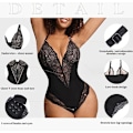 Miniatyrbilde 5 av 5: Lace Shapewear Body for Kvinner - Magekontroll - Curry Curry M