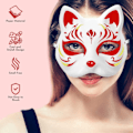Miniatyrbild 4 av 5: 10 st Therian Masker Katt Rävmask Therian Halloween Mask Therian Kostym för Barn Vuxna Tom Mask för Jul Fest &